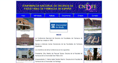 Desktop Screenshot of decanosfarmacia.org